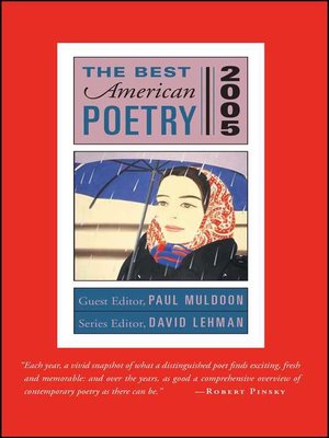 cover image of The Best American Poetry 2005